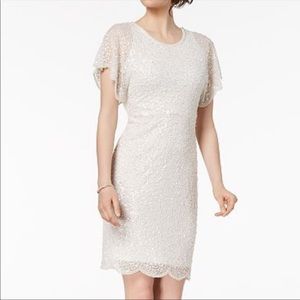 ⭐️ NWT Adrianna Papell | Elegant White Sequin Dress